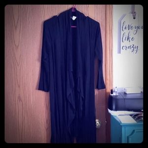 Long Black Cardigan